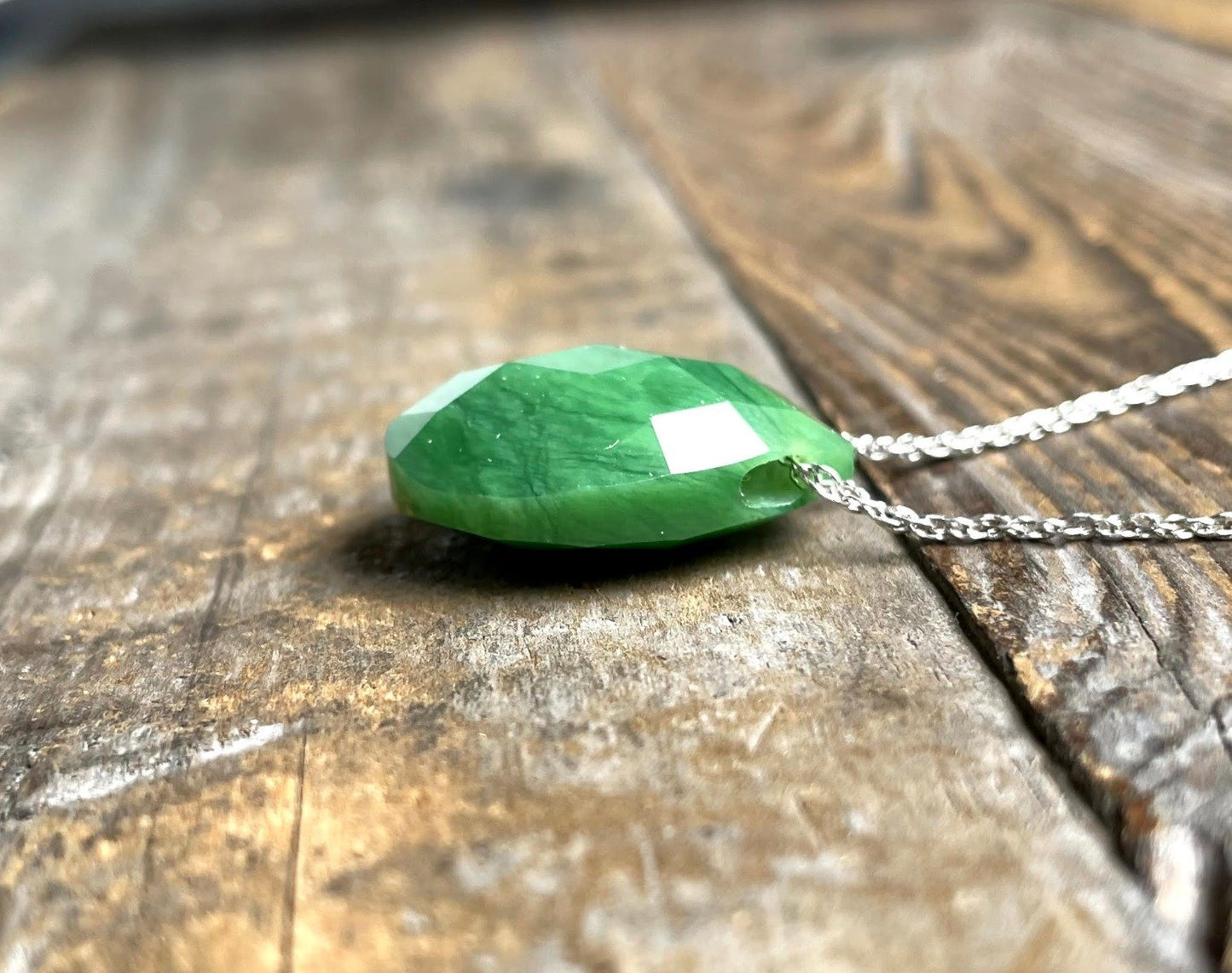 Faceted Teardrop Pendant 17*22mm