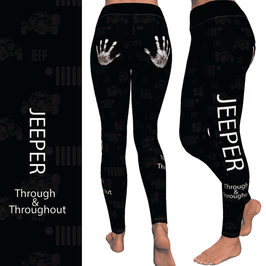 Jeeper Through and Throughout High Waist Buttery Soft with Pockets