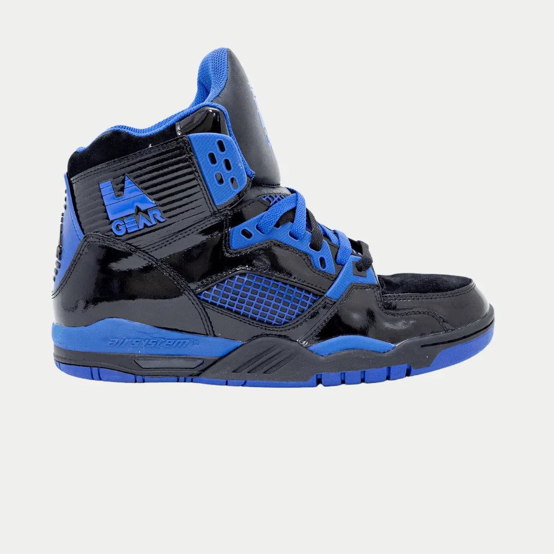LA Gear Men's KAJ Vintage Hightop | Blue x Black