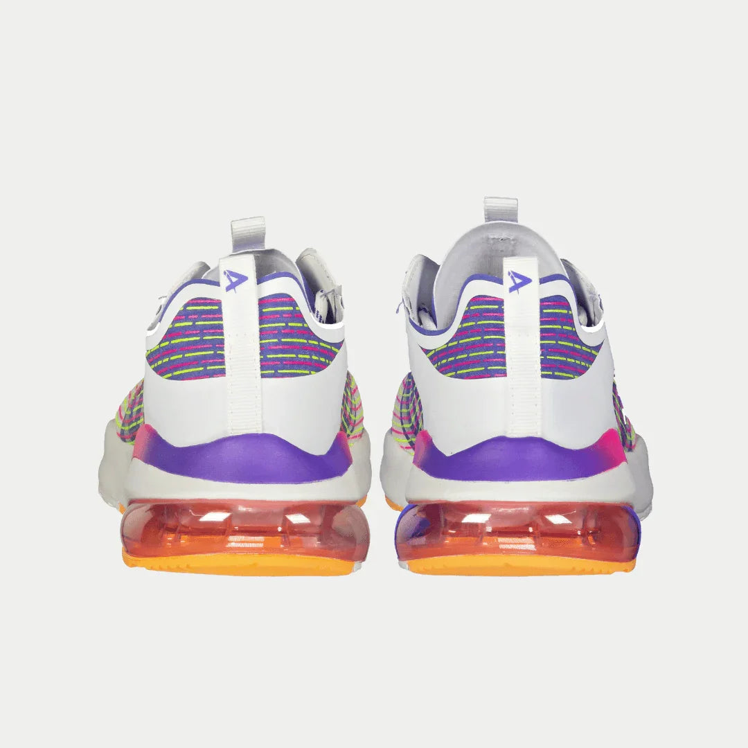 LA Gear Women's Artesia Lowtop | White x Purple x Orange