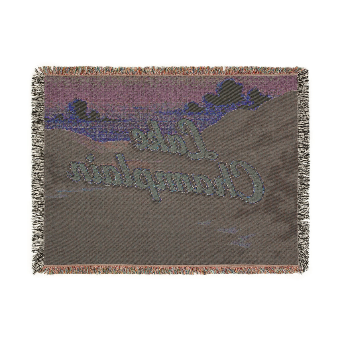 Lake Champlain Woven Blanket
