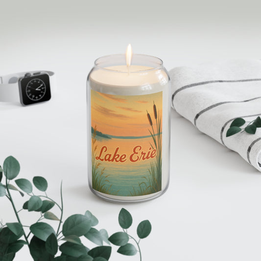 Lake Erie Soy Candle, Relaxing Home Decor, Gift for Her, Aromatherapy Candle, Summer Vibes