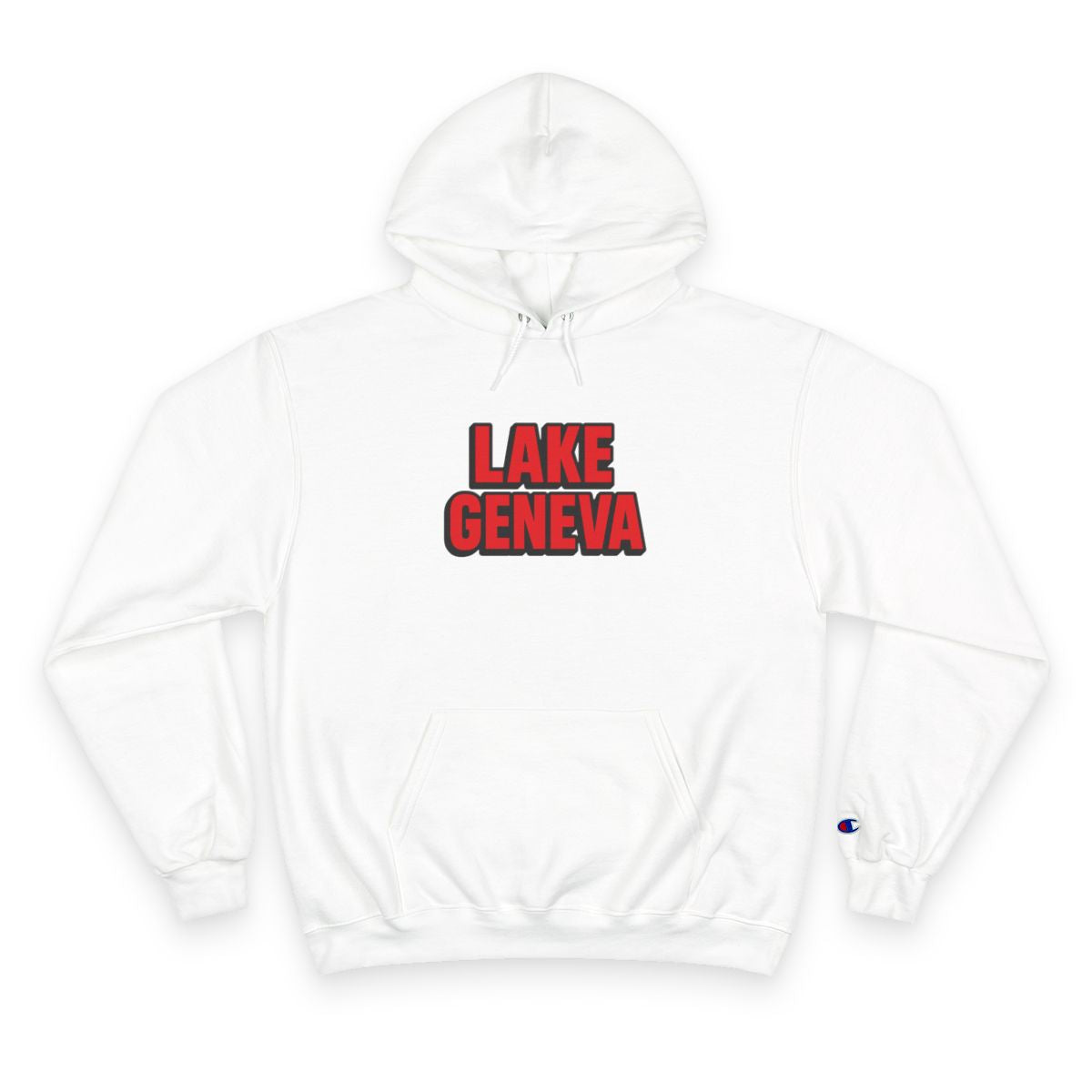 Lake Geneva Cozy Hoodie, Perfect for Outdoor Adventures, Lake Days, Gifts for Nature Lovers, Comfortable Sweatshirt