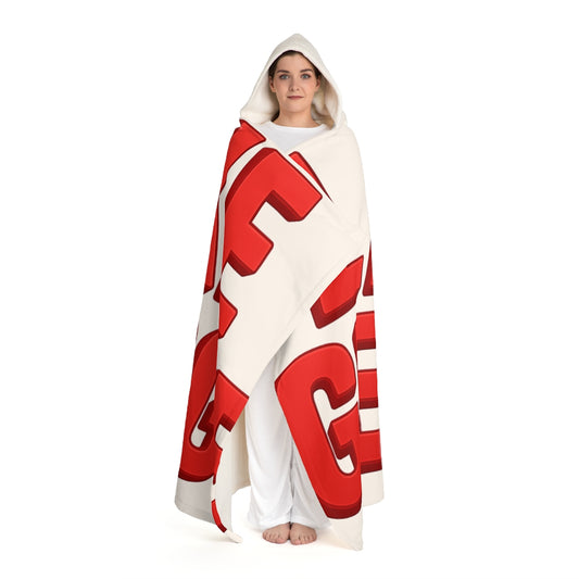 Lake George Hooded Sherpa Fleece Blanket