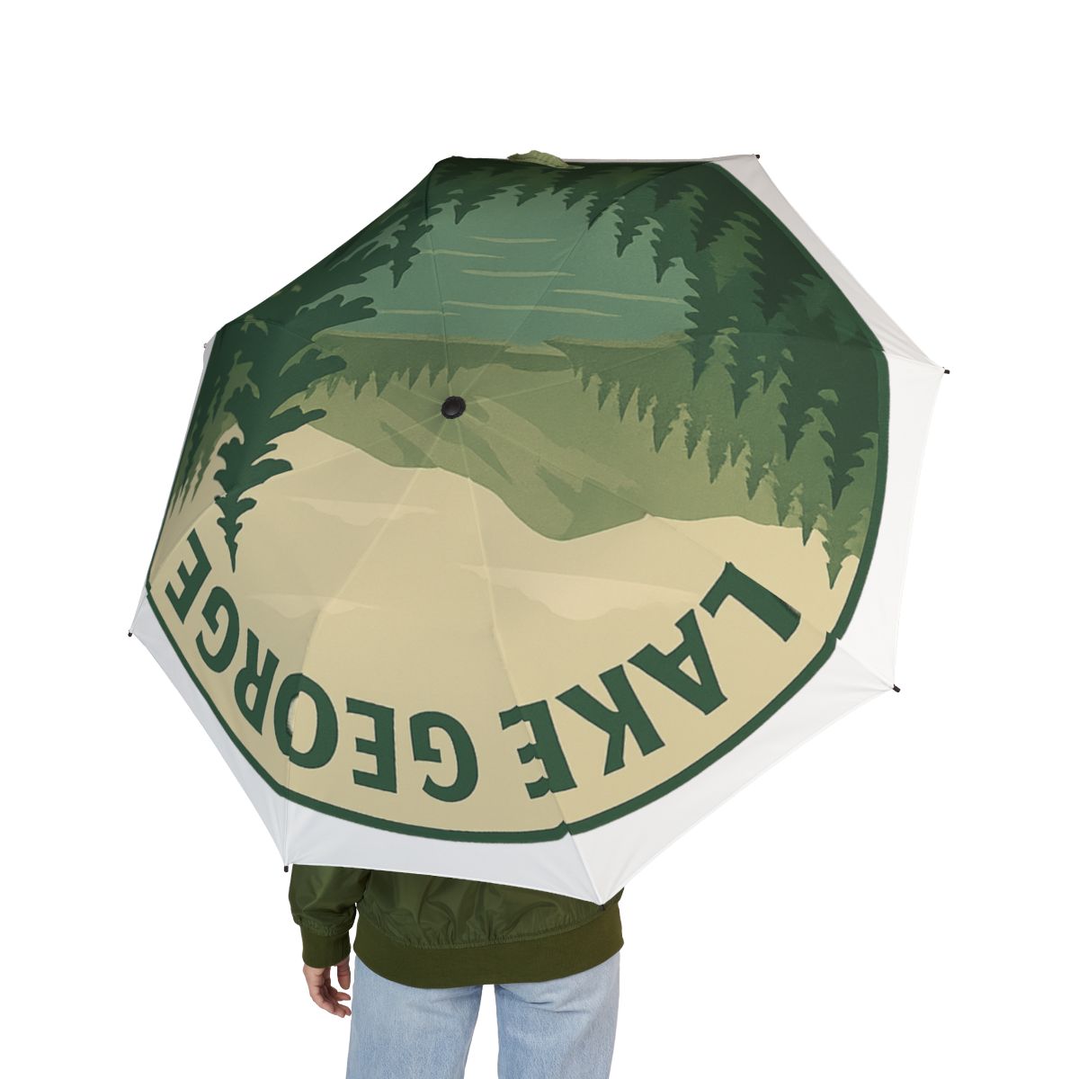 Lake George Semi-Automatic Foldable Umbrella