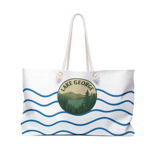 Lake George Weekender Bag White