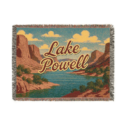 Lake Powell Woven Blanket