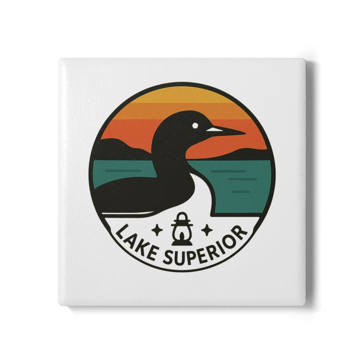 Lake Superior Ceramic Coaster