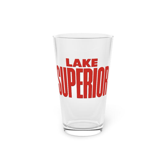 Lake Superior Pint Glass, 16oz