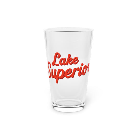 Lake Superior Pint Glass, 16oz