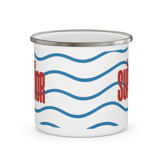 Lake Superior Rustic Enamel Camping Mug - Perfect for Outdoor Adventures, Enthusiasts, and Cozy Campfires, Great Gift for Camping Lovers, [...]