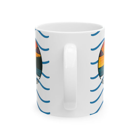 Lake Superior Serene Sunrise Ceramic Mug - Perfect for Coffee Lovers, Gift for Nature Enthusiasts, Beach Lover's Delight, Ocean Vibes, Relaxation