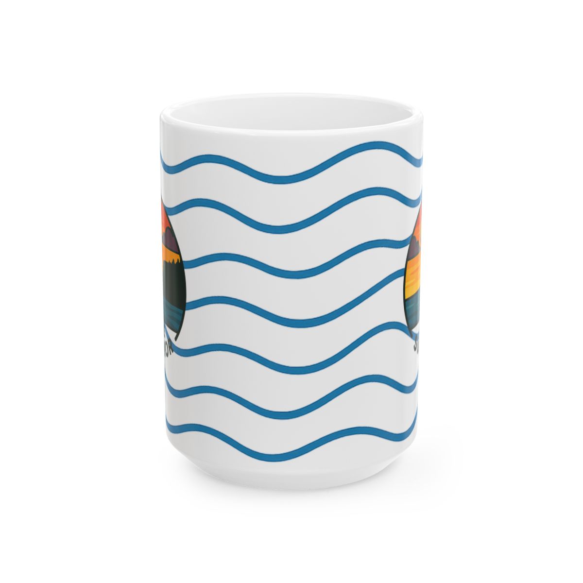 Lake Superior Serene Sunrise Ceramic Mug - Perfect for Coffee Lovers, Gift for Nature Enthusiasts, Beach Lover's Delight, Ocean Vibes, Relaxation