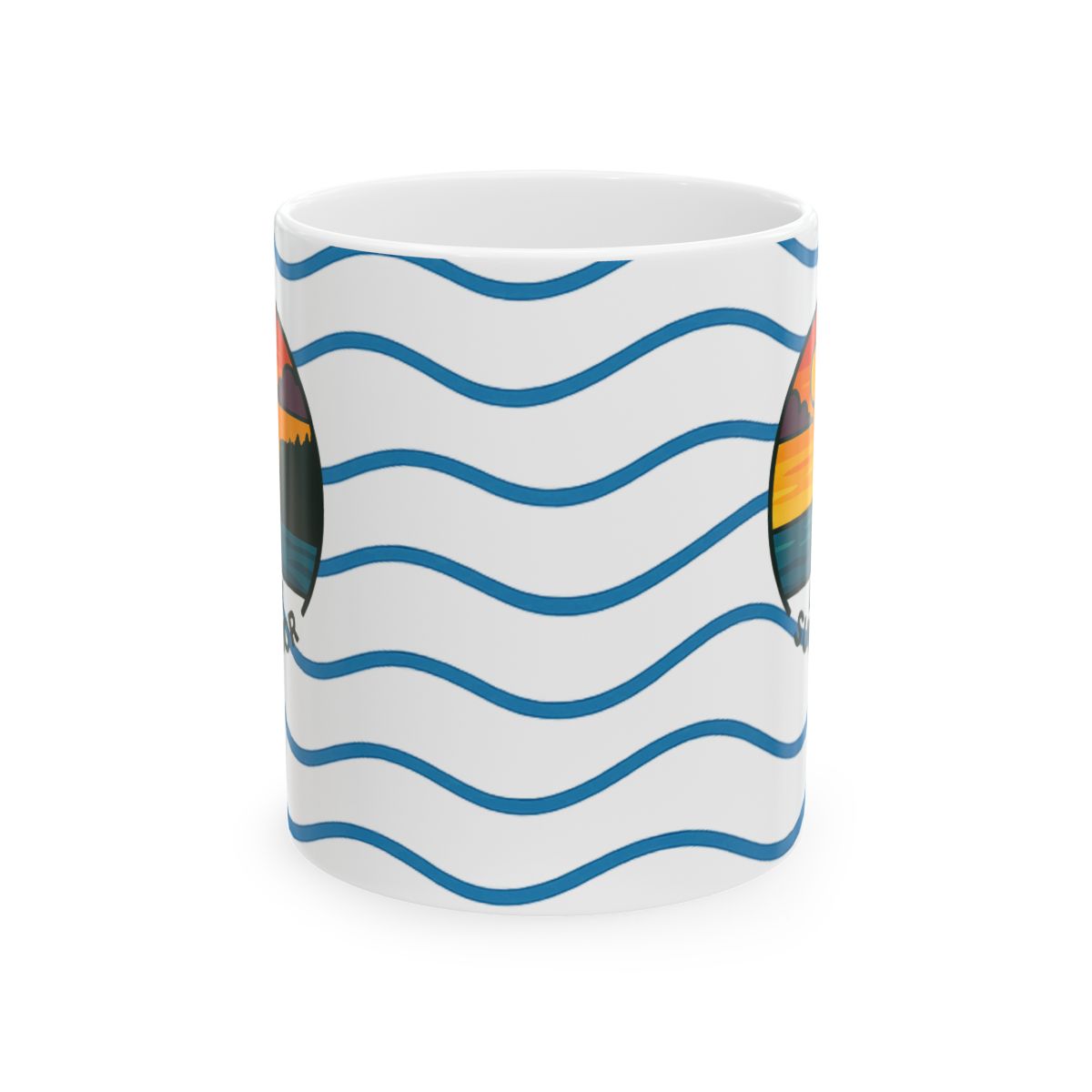 Lake Superior Serene Sunrise Ceramic Mug - Perfect for Coffee Lovers, Gift for Nature Enthusiasts, Beach Lover's Delight, Ocean Vibes, Relaxation