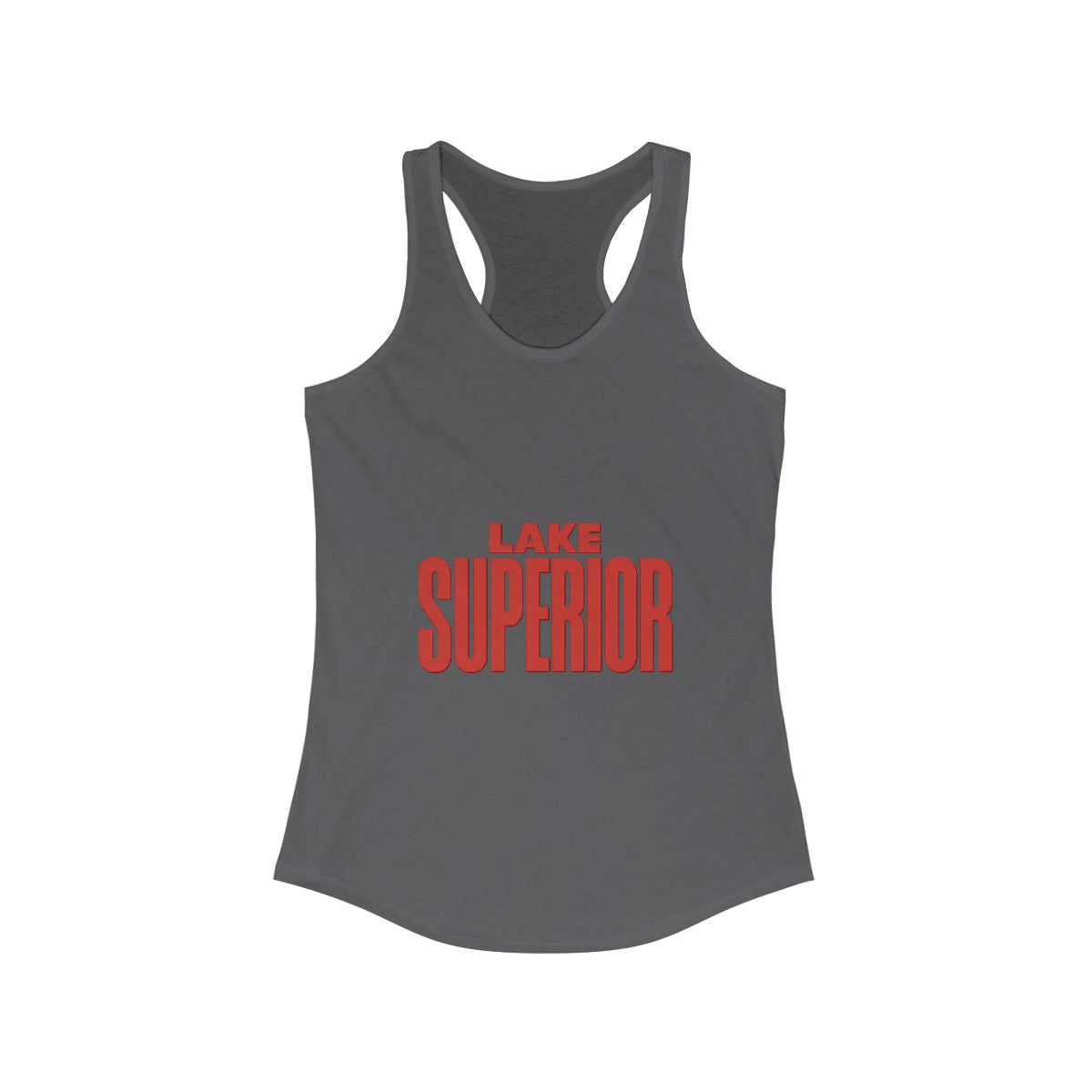 Lake Superior Women's Racerback Tank, Summer Top, Beachwear, Travel Tee, Outdoor Workouts, Casual Fashion