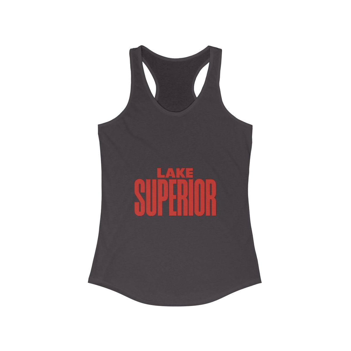 Lake Superior Women's Racerback Tank, Summer Top, Beachwear, Travel Tee, Outdoor Workouts, Casual Fashion