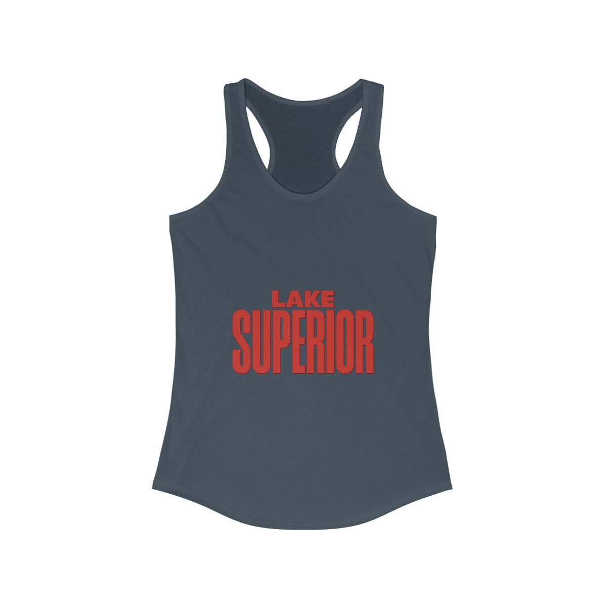 Lake Superior Women's Racerback Tank, Summer Top, Beachwear, Travel Tee, Outdoor Workouts, Casual Fashion