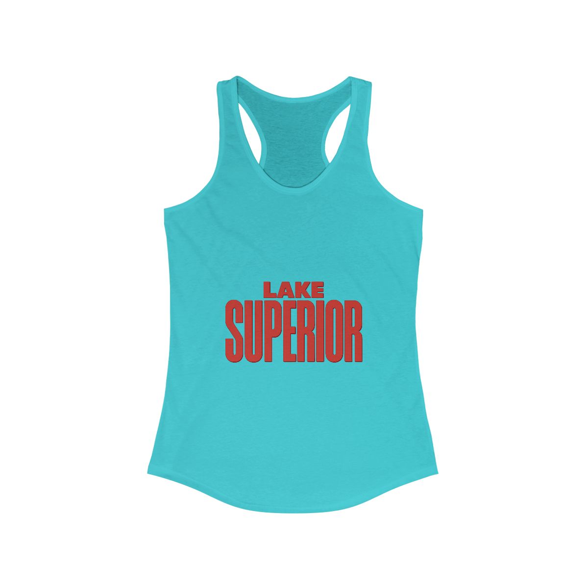 Lake Superior Women's Racerback Tank, Summer Top, Beachwear, Travel Tee, Outdoor Workouts, Casual Fashion