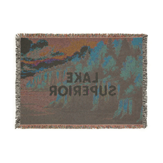 Lake Superior Woven Blanket