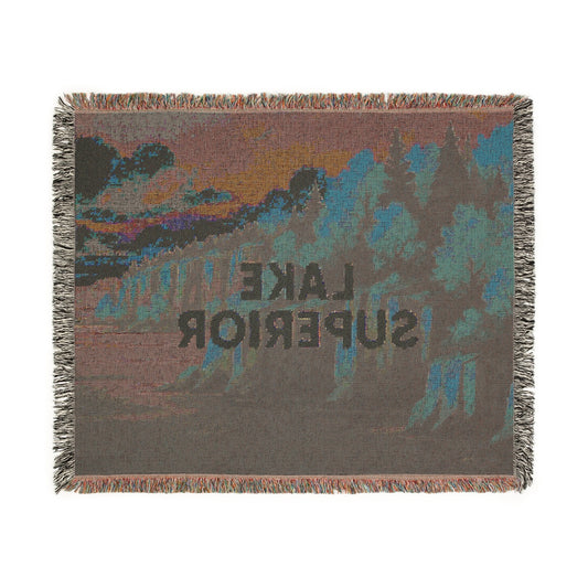 Lake Superior Woven Blanket