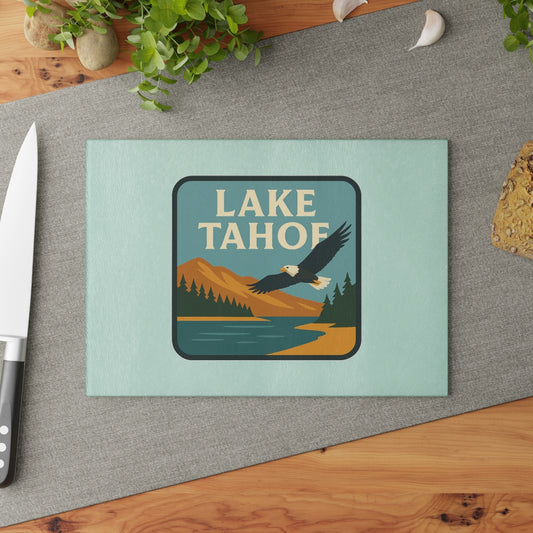 Lake Tahoe Glass Cutting Board