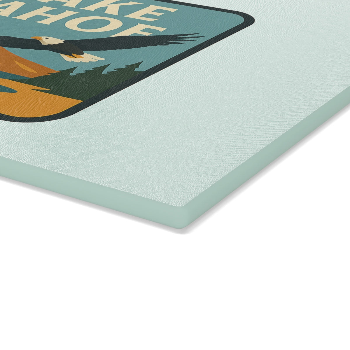 Lake Tahoe Glass Cutting Board