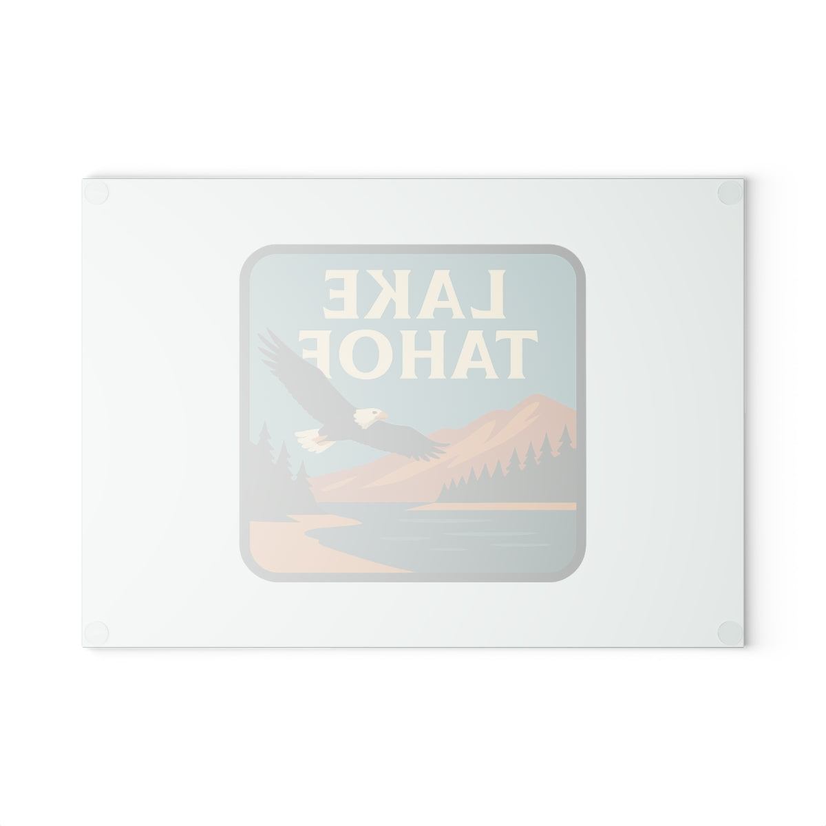 Lake Tahoe Glass Cutting Board