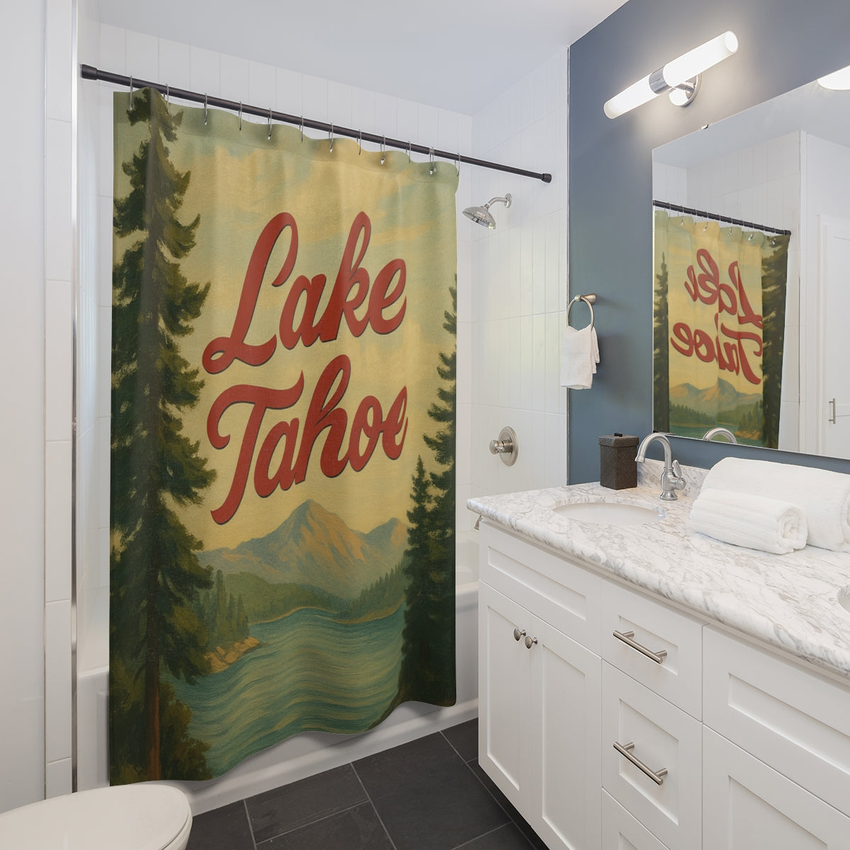 Lake Tahoe Shower Curtains