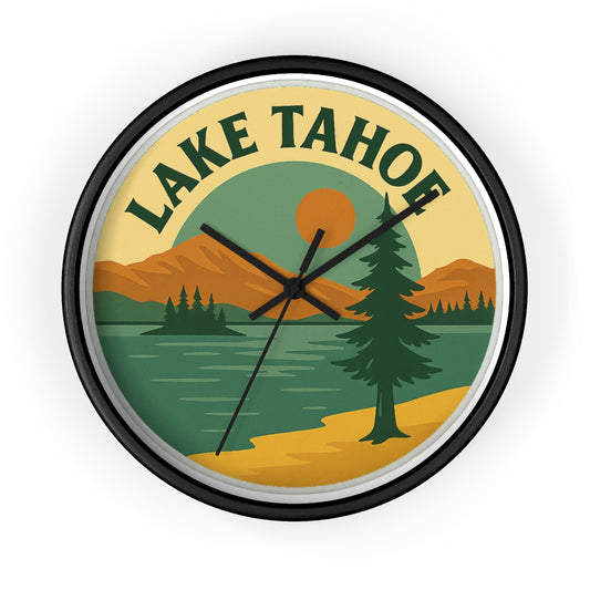 Lake Tahoe Wall Clock