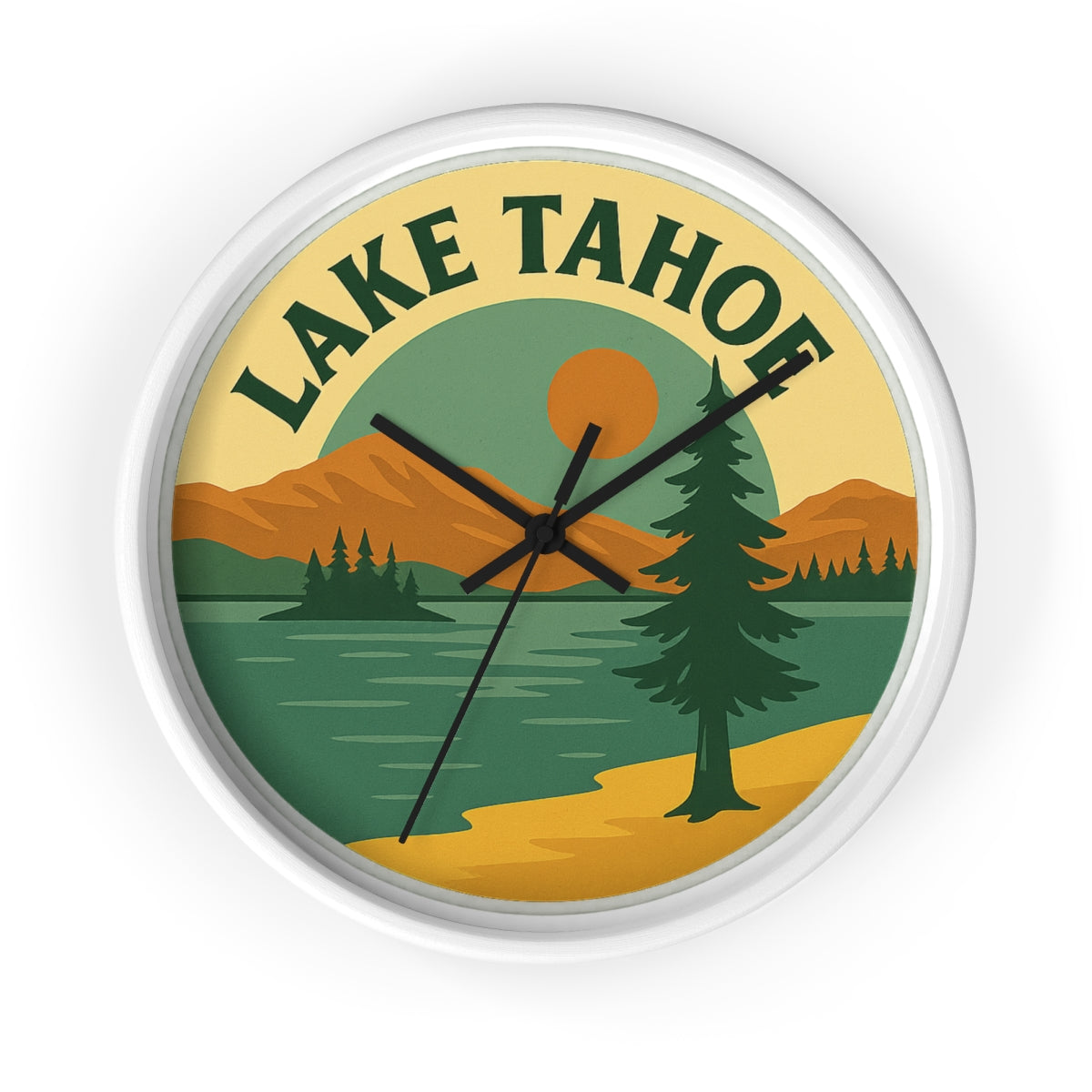 Lake Tahoe Wall Clock