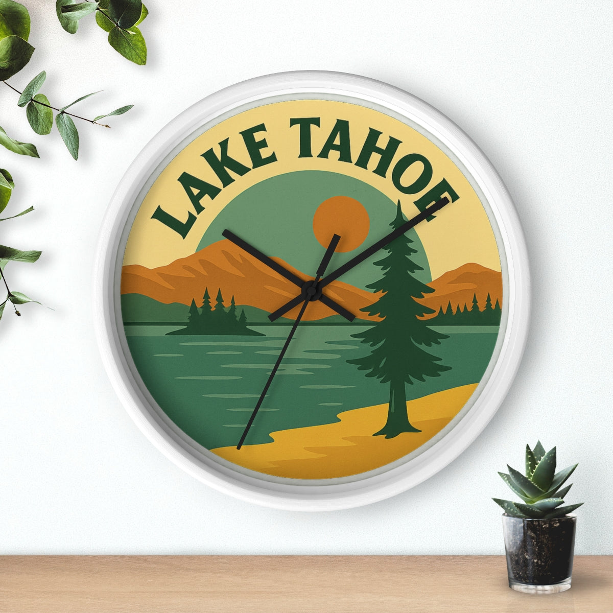 Lake Tahoe Wall Clock