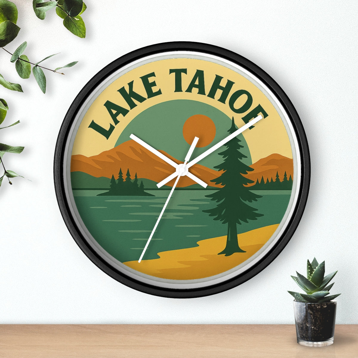 Lake Tahoe Wall Clock