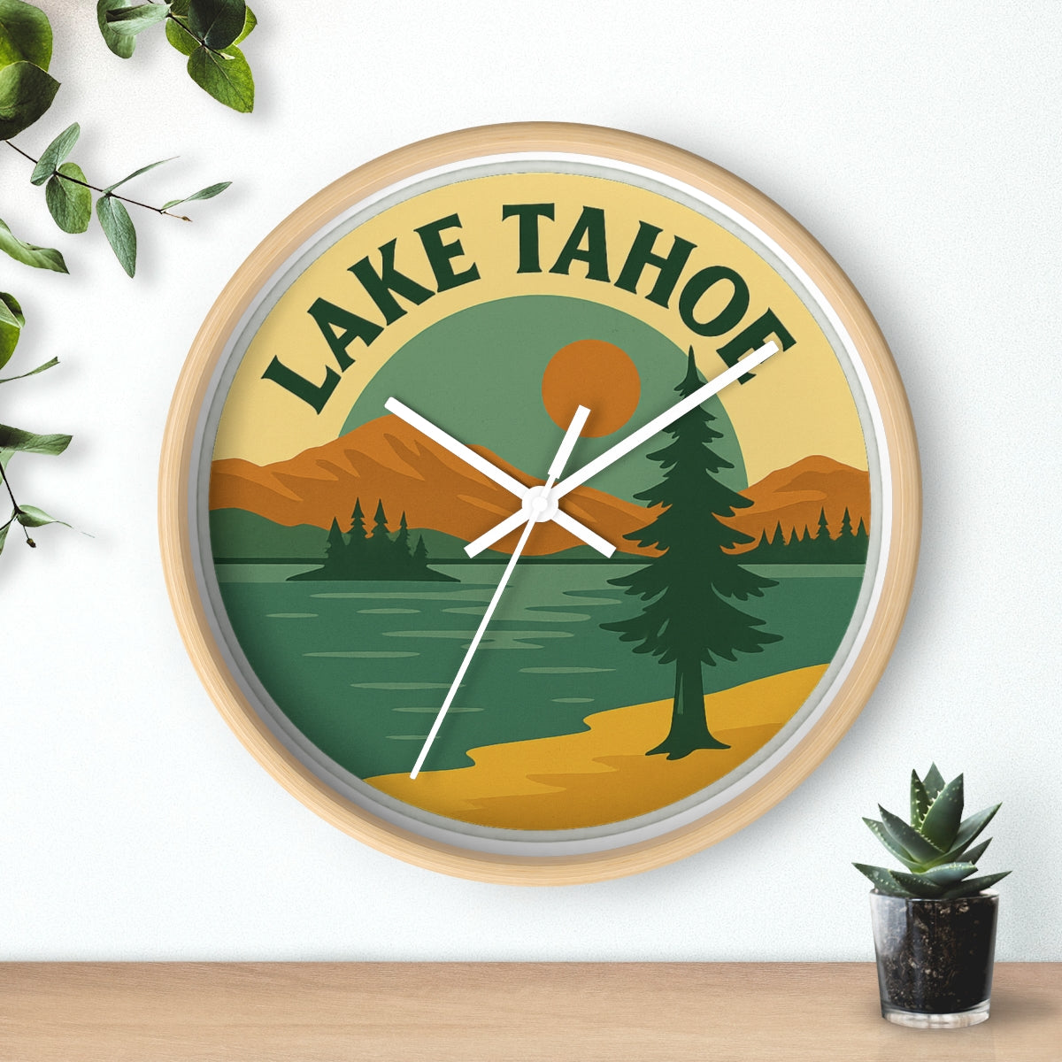 Lake Tahoe Wall Clock