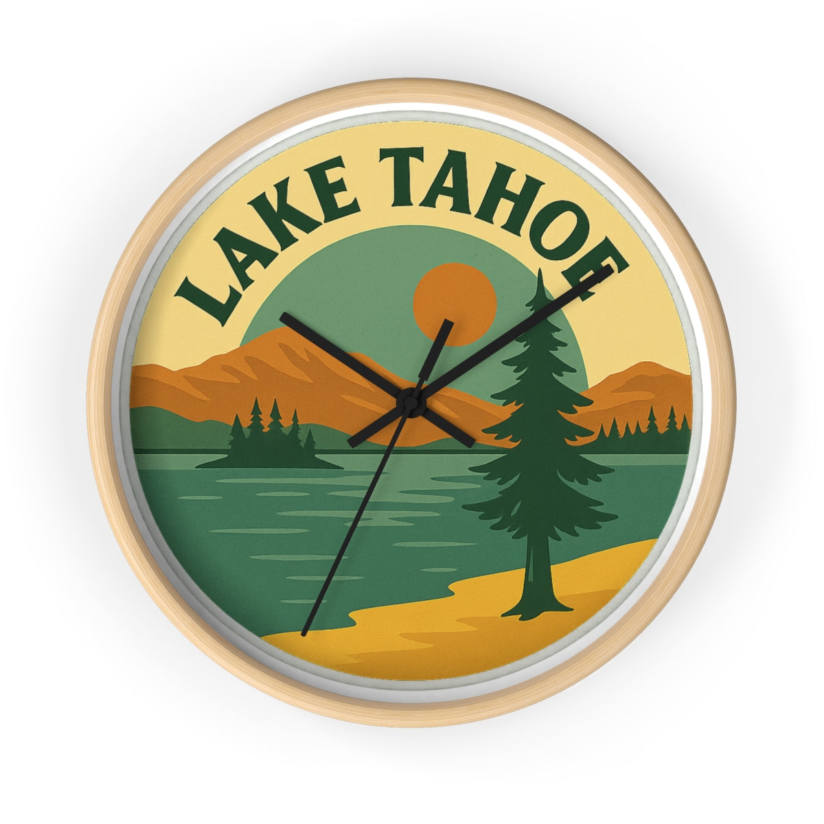 Lake Tahoe Wall Clock