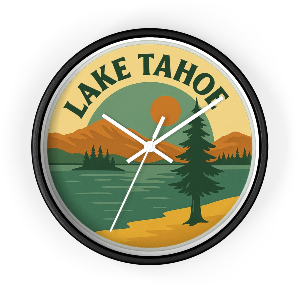 Lake Tahoe Wall Clock