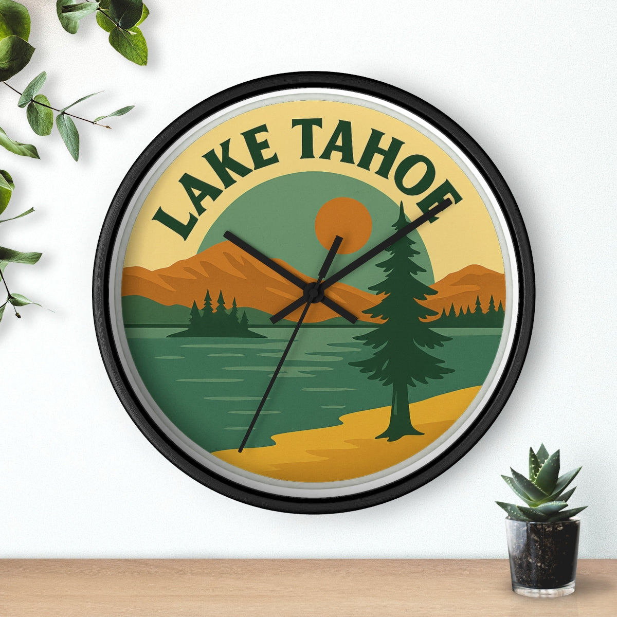 Lake Tahoe Wall Clock