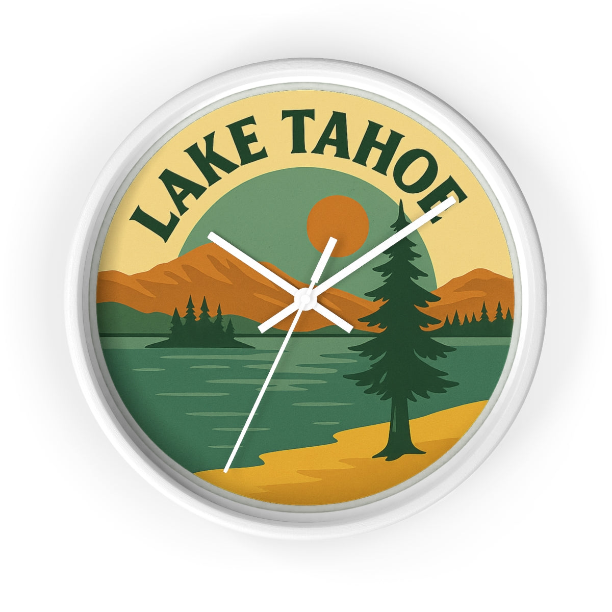 Lake Tahoe Wall Clock