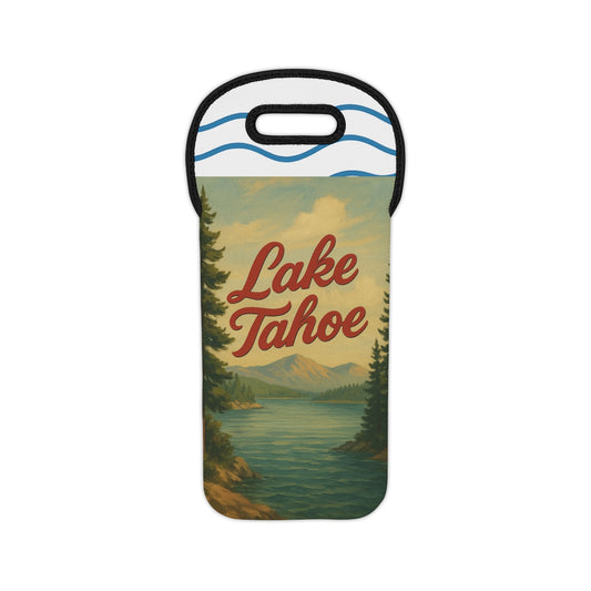 Lake Tahoe Wine Tote Bag