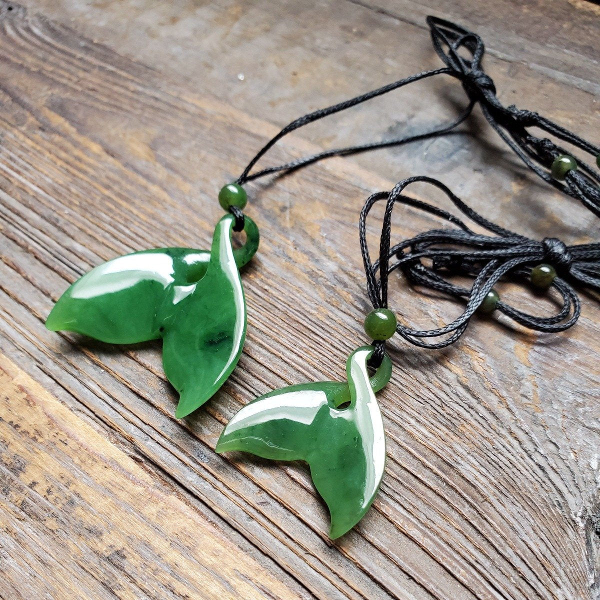 Solid Whale Tail Pendant, (Available in 2 sizes)