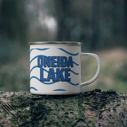 Oneida Lake Rustic Enamel Camping Mug - Perfect for Outdoor Adventures, Enthusiasts, and Cozy Campfires, Great Gift for Camping Lovers, [...]