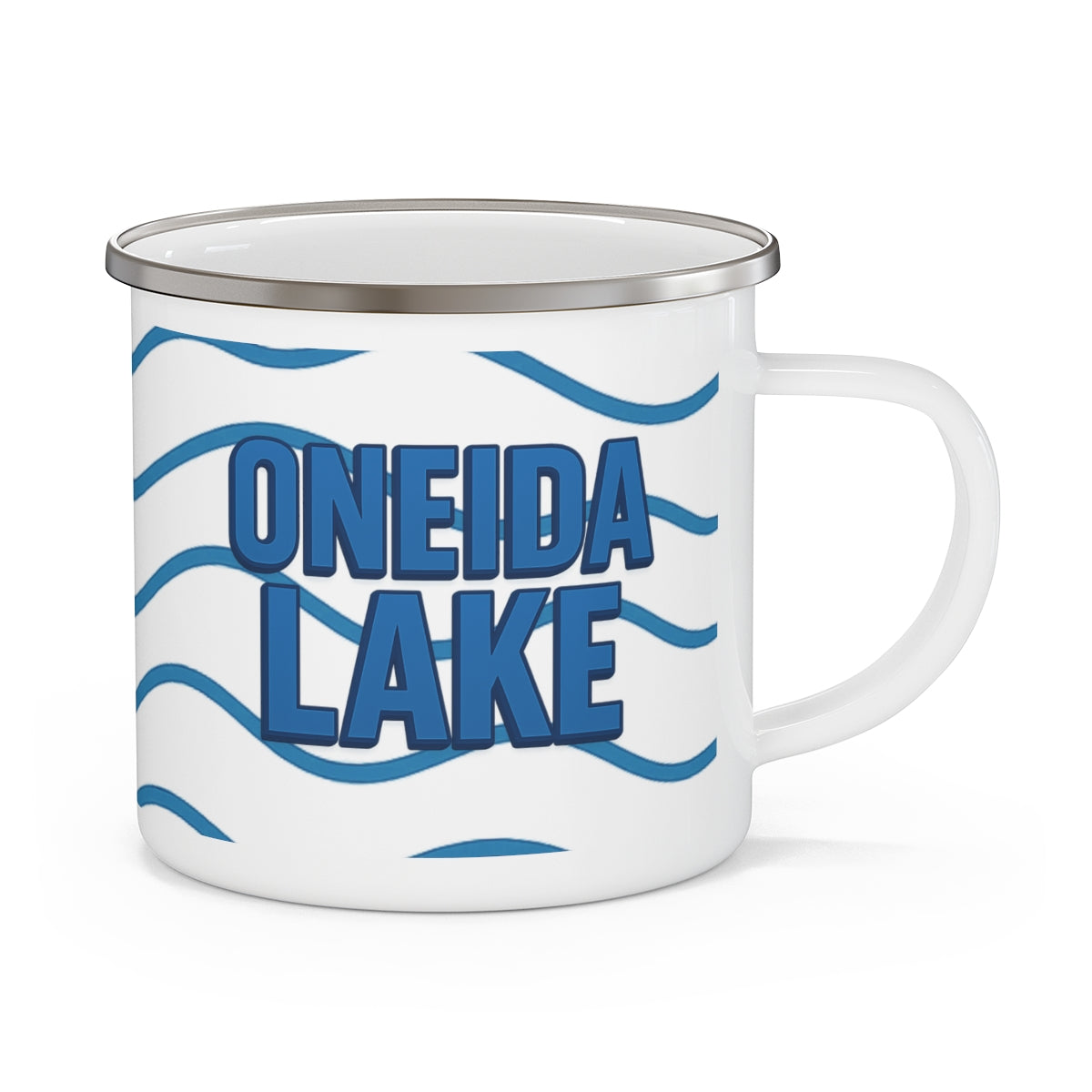 Oneida Lake Rustic Enamel Camping Mug - Perfect for Outdoor Adventures, Enthusiasts, and Cozy Campfires, Great Gift for Camping Lovers, [...]