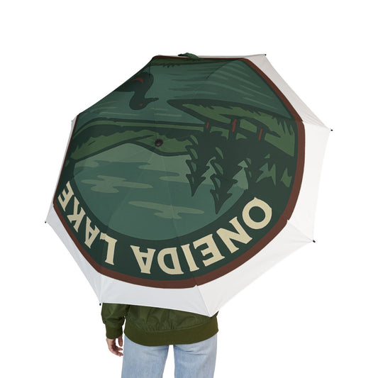 Oneida Lake Semi-Automatic Foldable Umbrella