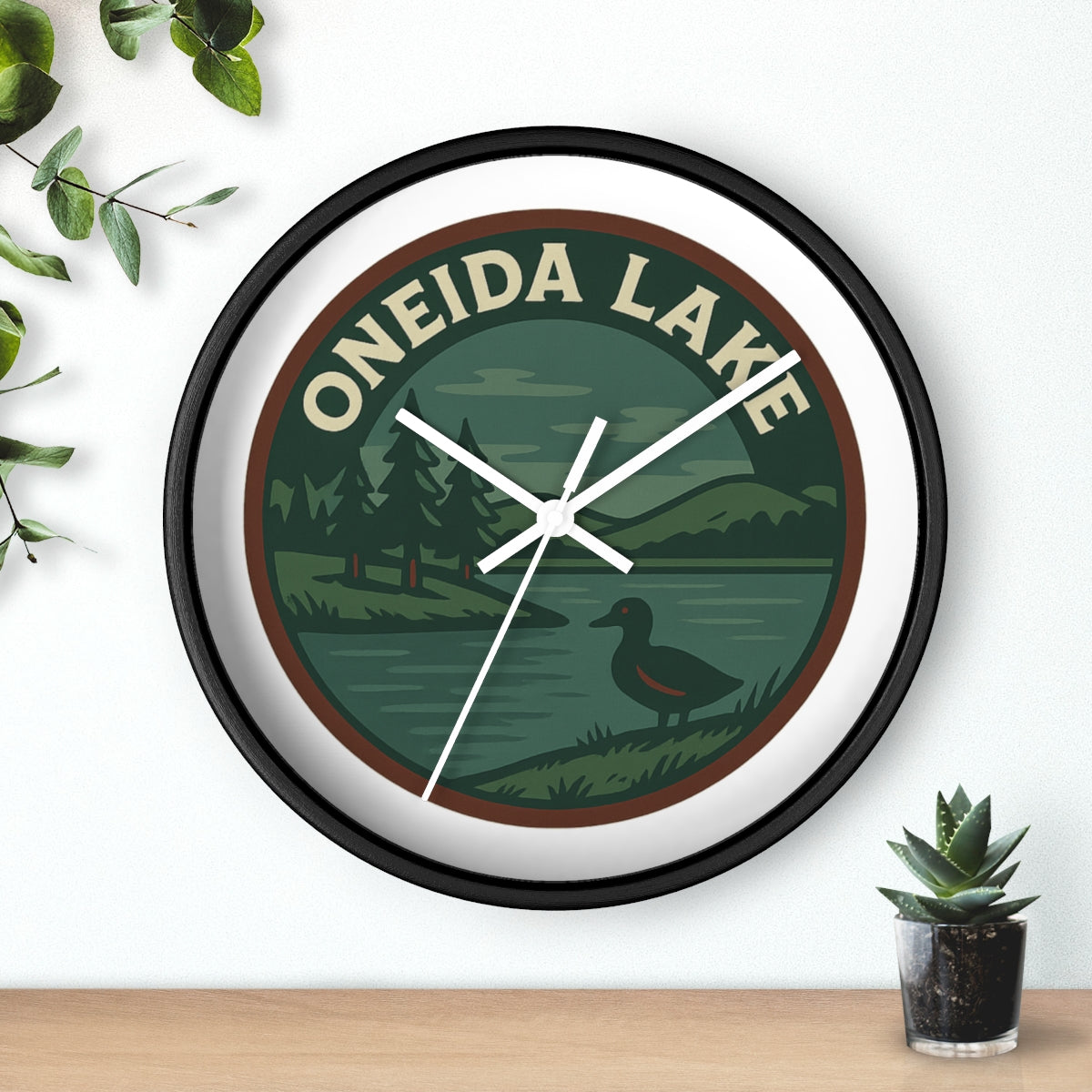 Oneida Lake Wall Clock