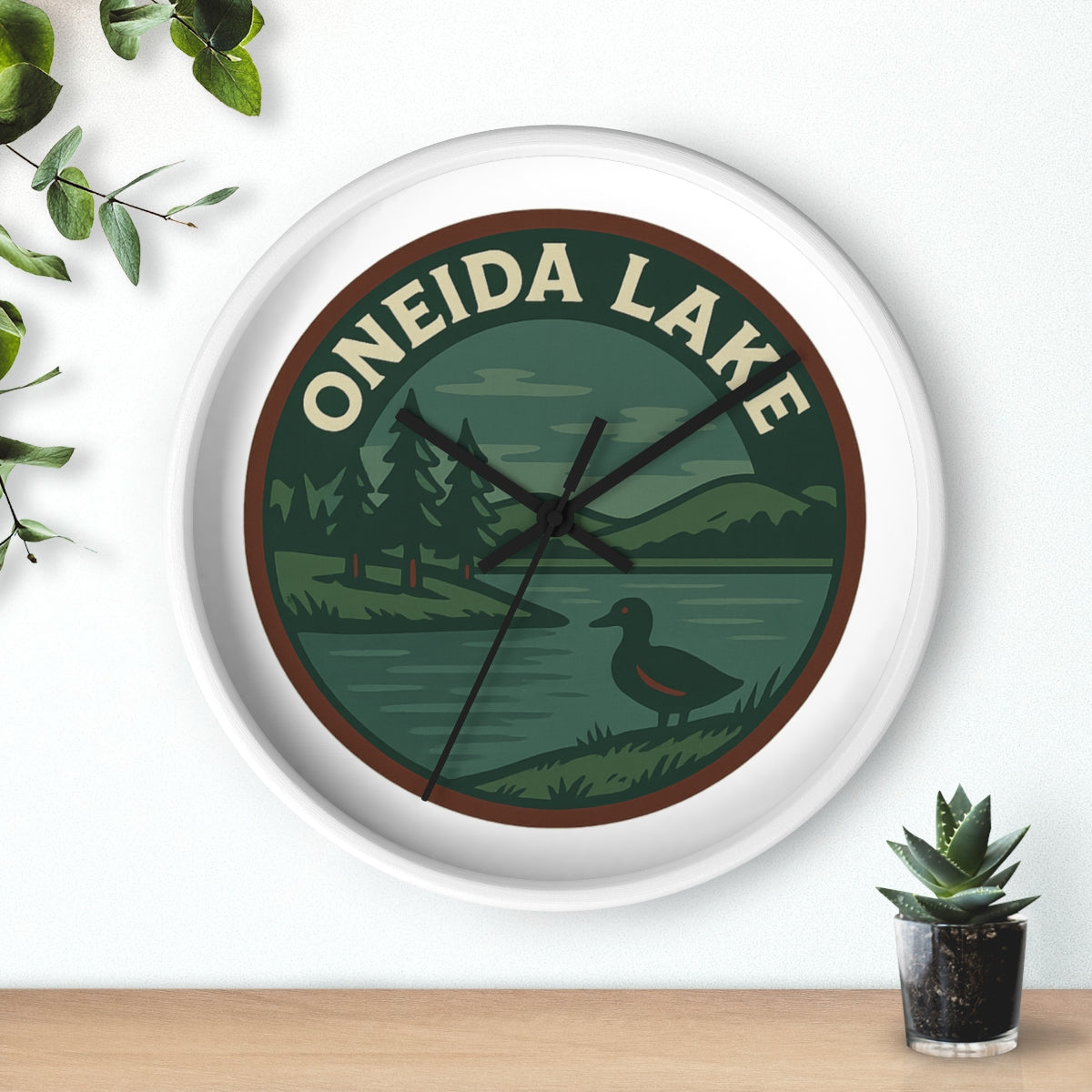 Oneida Lake Wall Clock
