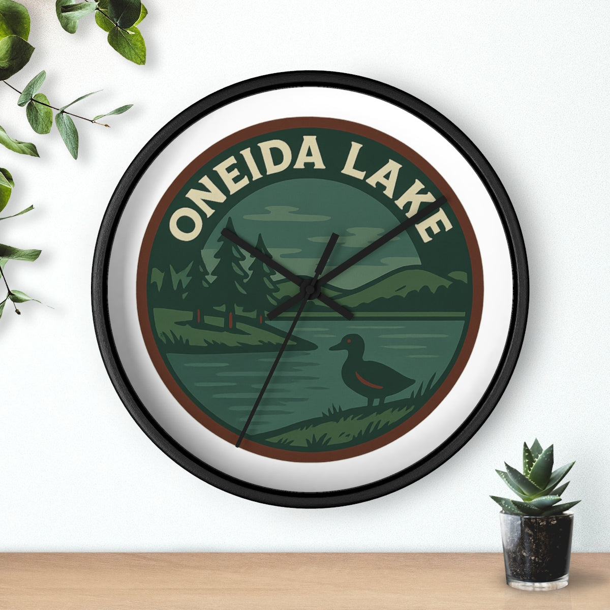 Oneida Lake Wall Clock