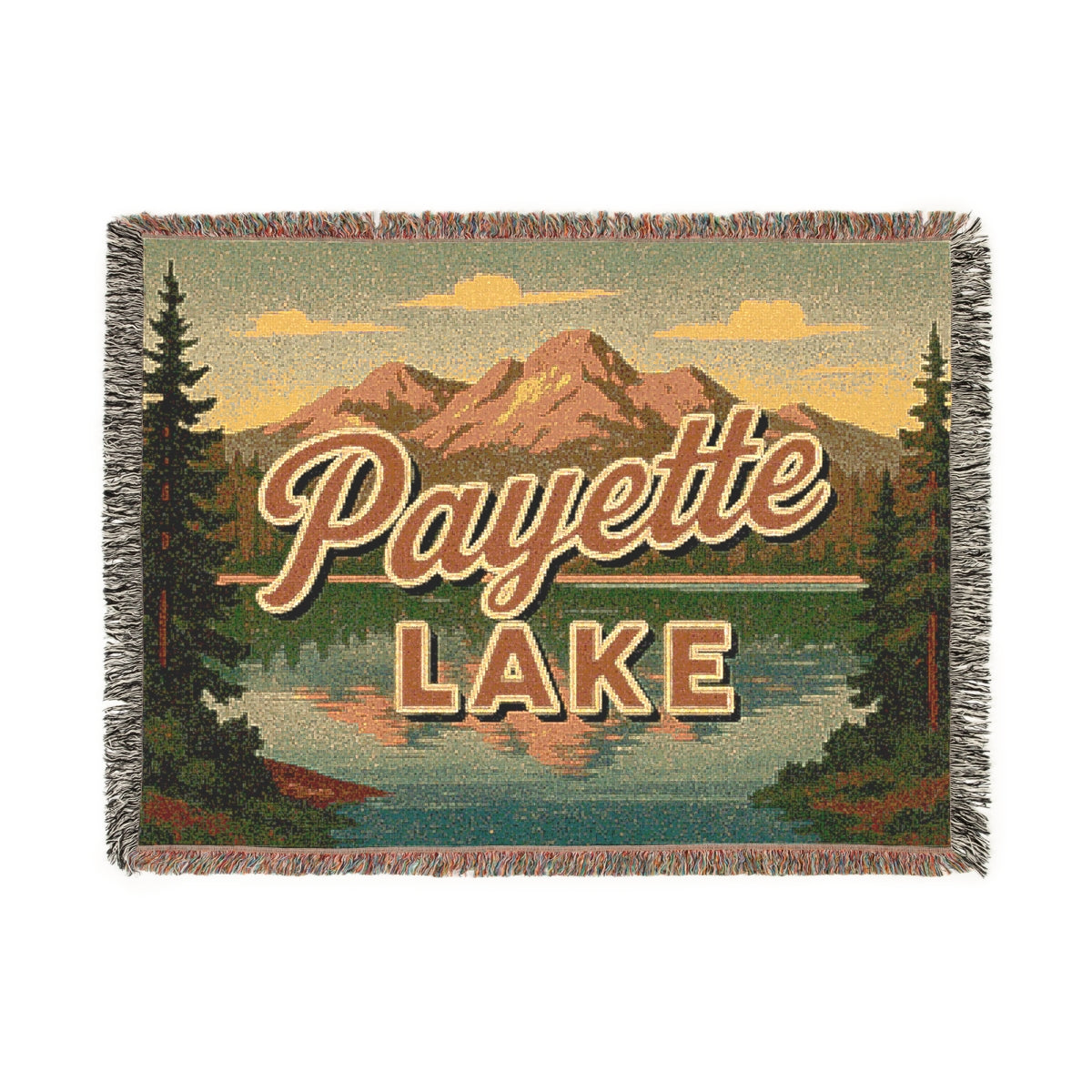 Payette Lake Woven Blanket