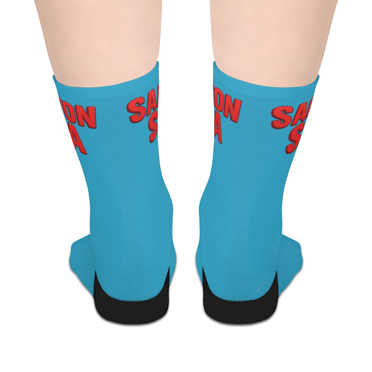 Salton Sea Cool Casual Mid-length Socks | Fun Lifestyle Gift, Quirky Fashion Accessory, Unique Socks for Everyday Wear