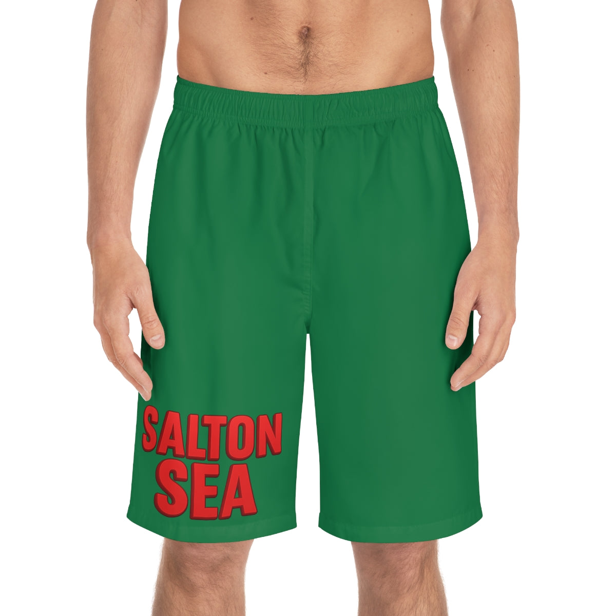 Salton Sea Men's Board Shorts - Comfortable Swimwear for Summer, Perfect for Beach Days, Pool Parties, and Vacation Adventures