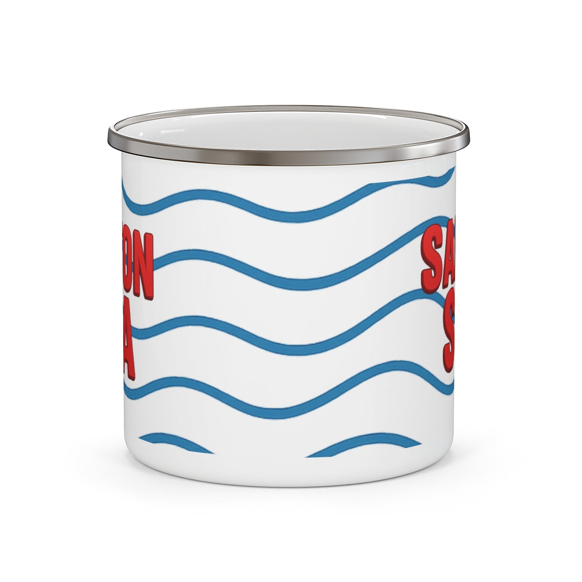 Salton Sea Rustic Enamel Camping Mug - Perfect for Outdoor Adventures, Enthusiasts, and Cozy Campfires, Great Gift for Camping Lovers, [...]