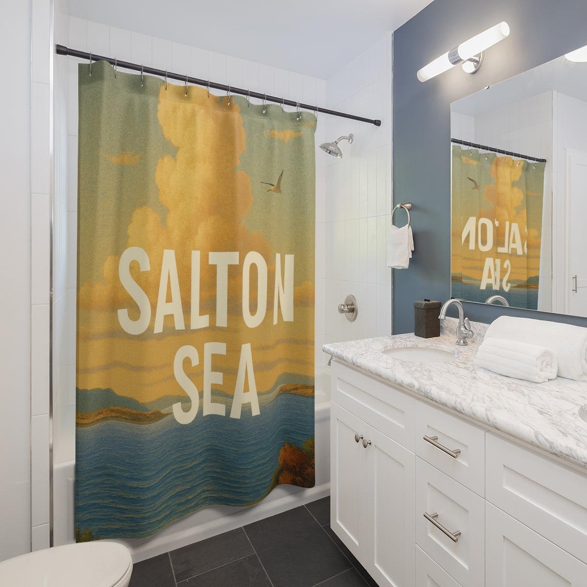 Salton Sea Shower Curtains